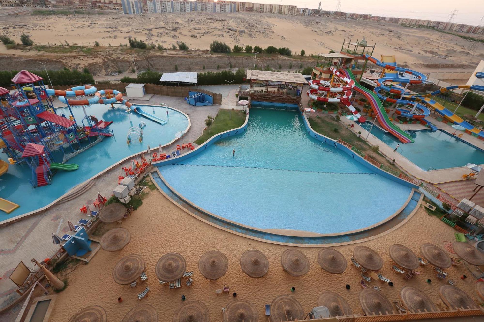 Marina Aqua Park Hotel Assuão Exterior foto