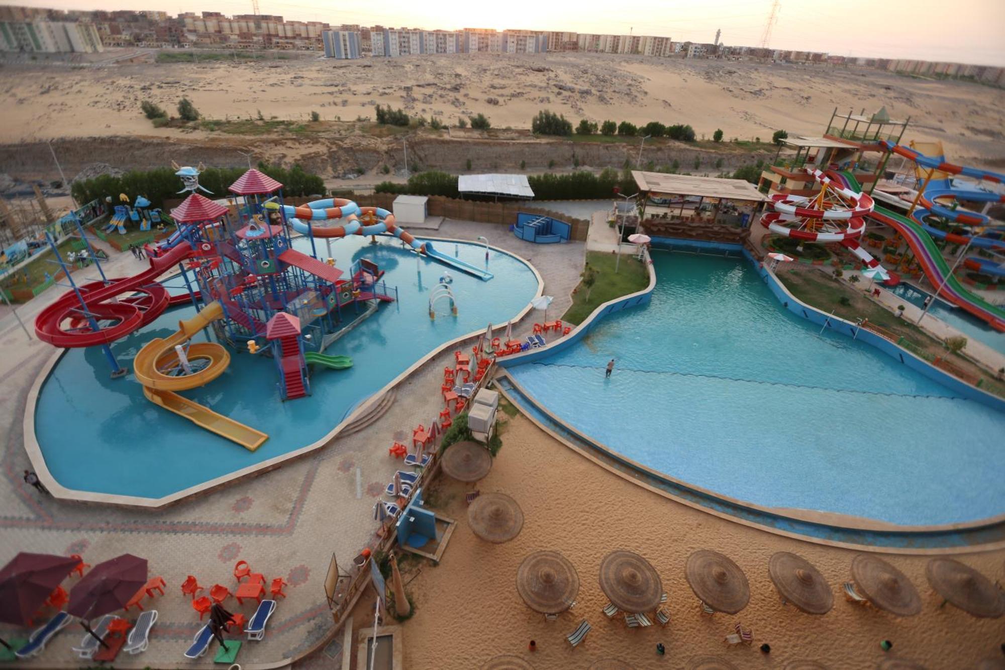Marina Aqua Park Hotel Assuão Exterior foto